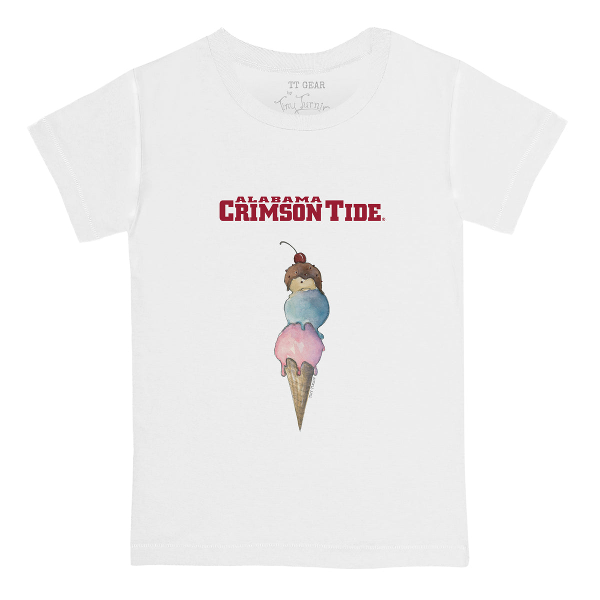 Alabama Crimson Tide Triple Scoop Tee Shirt