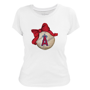 Los Angeles Angels Baseball Bow Tee Shirt