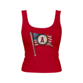 Los Angeles Angels Baseball Flag Emmy Tank