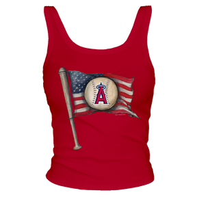 Los Angeles Angels Baseball Flag Tank