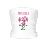 Los Angeles Angels Blooming Baseball Tube Top - Tiny Turnip