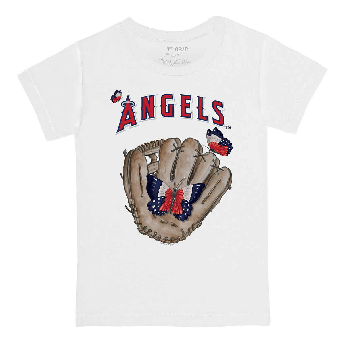 Los Angeles Angels Butterfly Glove Tee Shirt