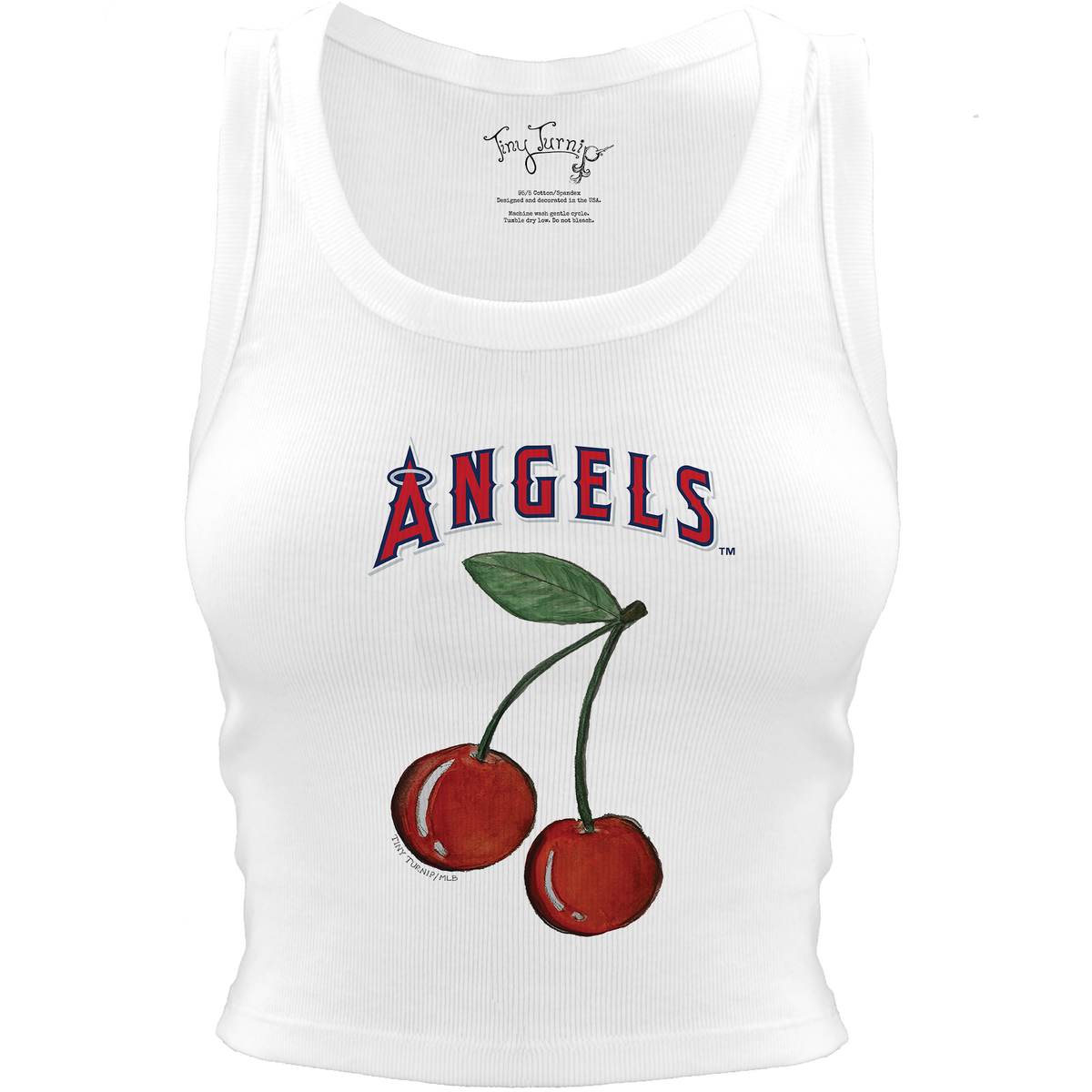 Los Angeles Angels Cherry Crop Tank– Tiny Turnip