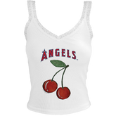 Los Angeles Angels Cherry Lace Tank