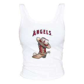 Los Angeles Angels Cowboy Boot Ribbed Tank