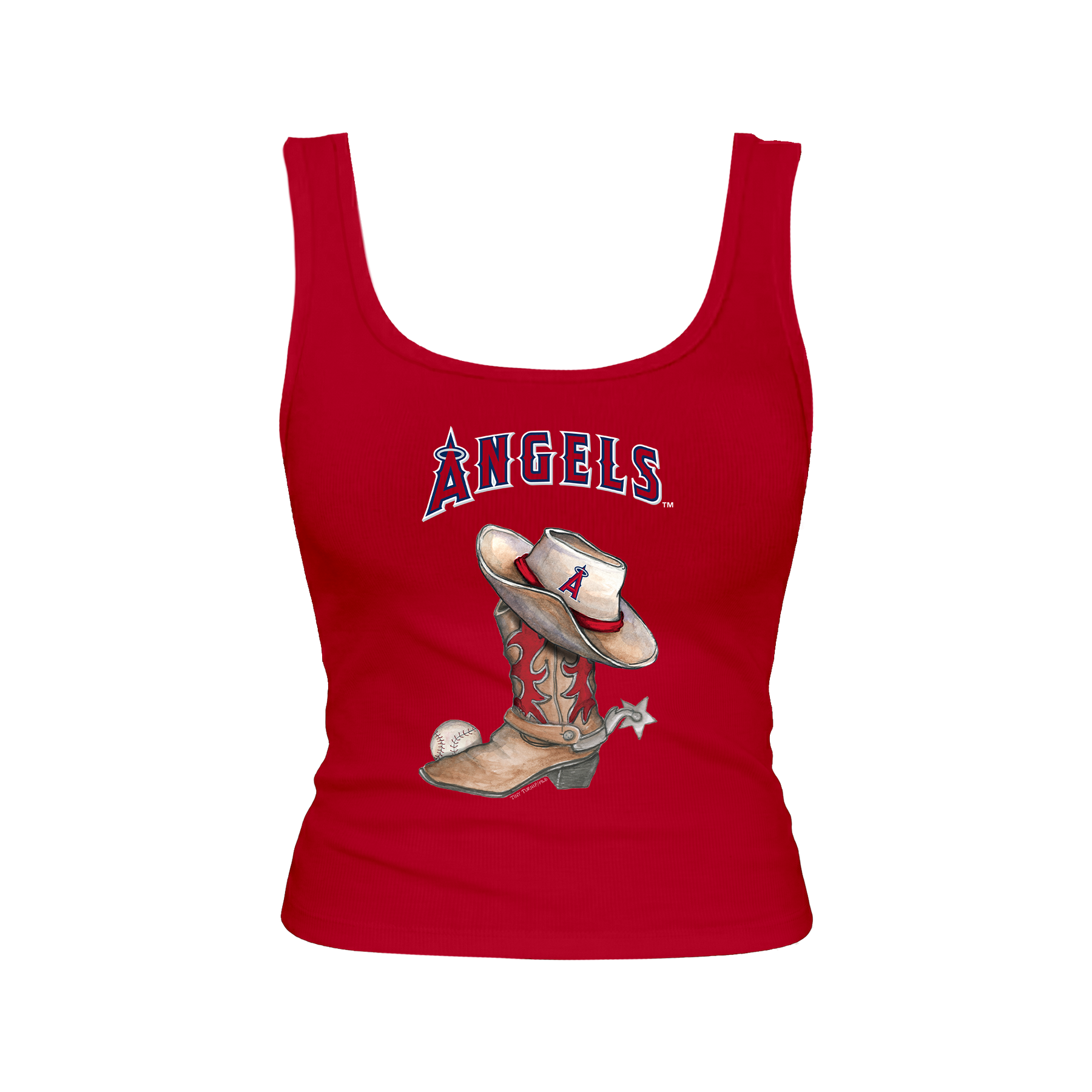 Los Angeles Angels Cowboy Boot Emmy Tank