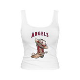 Los Angeles Angels Cowboy Boot Emmy Tank