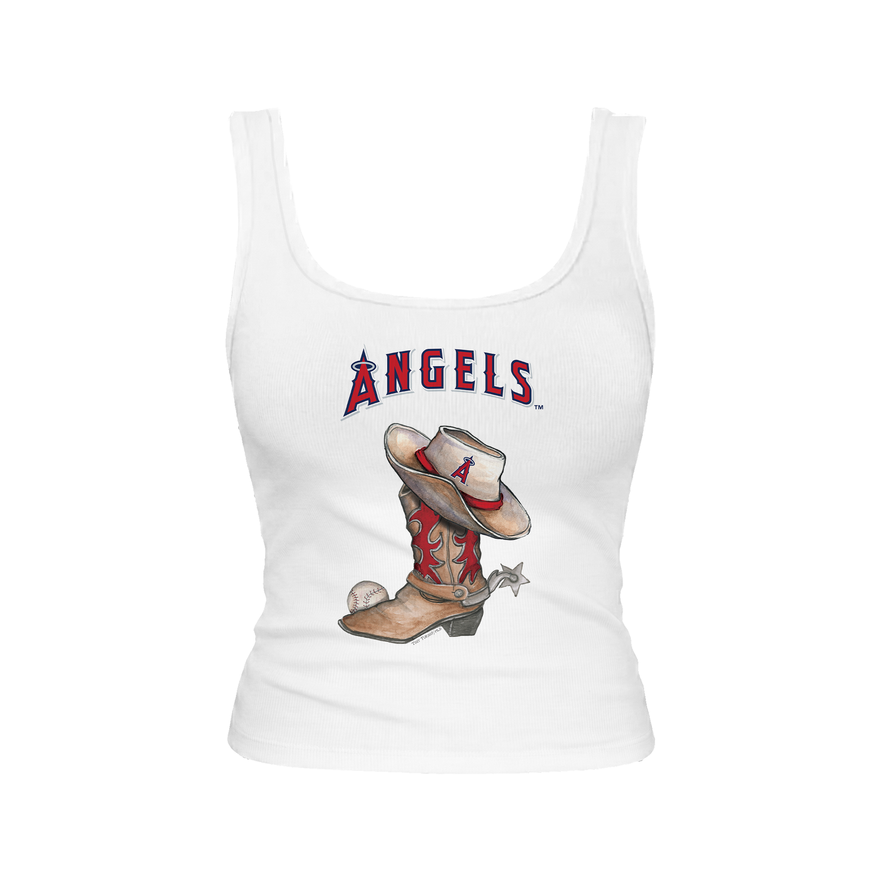 Los Angeles Angels Cowboy Boot Emmy Tank