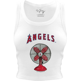Los Angeles Angels Fan Crop Tank
