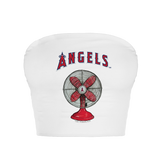 Los Angeles Angels Fan Crop Tube Top