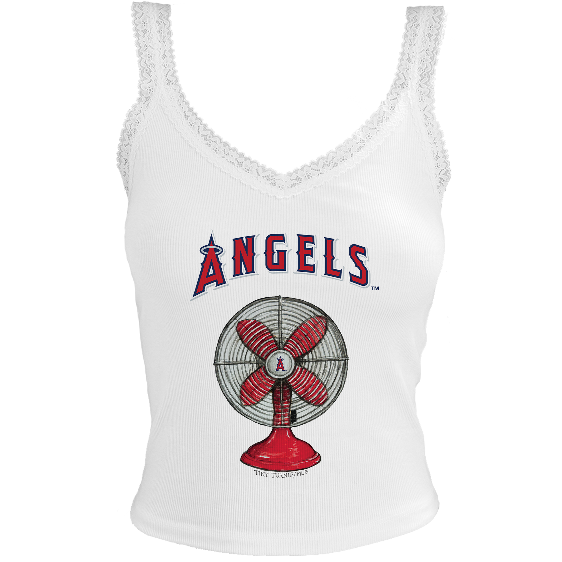 Los Angeles Angels Fan Lace Tank