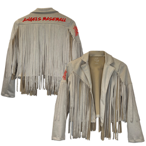 Los Angeles Angels Farrah Fringe Jacket --(ships after 8/11)