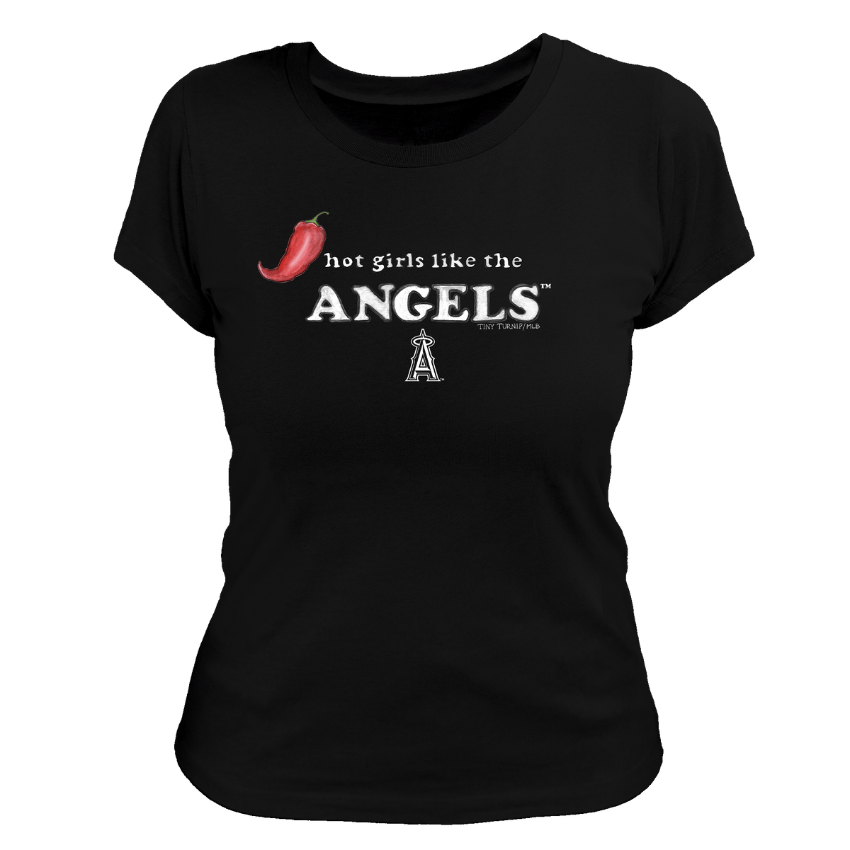 Los Angeles Angels Hot Girls Women's Tee Shirt