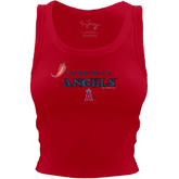Los Angeles Angels Hot Girls Crop Tank