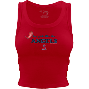 Los Angeles Angels Hot Girls Crop Tank