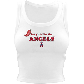 Los Angeles Angels Hot Girls Crop Tank