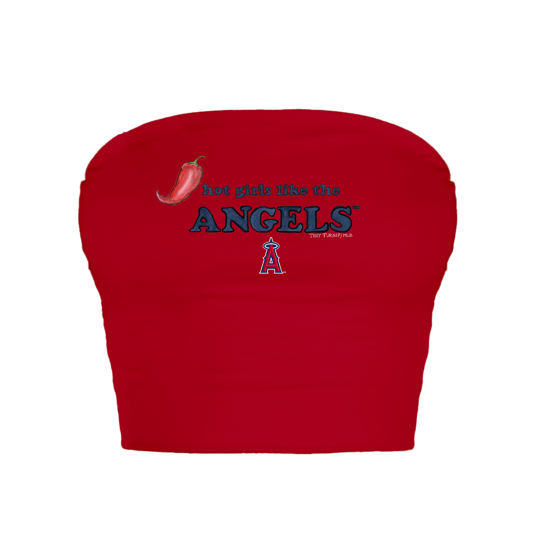Los Angeles Angels Hot Girls Crop Tube Top