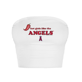 Los Angeles Angels Hot Girls Crop Tube Top