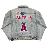 I Heart Angels Boyfriend Denim Jacket