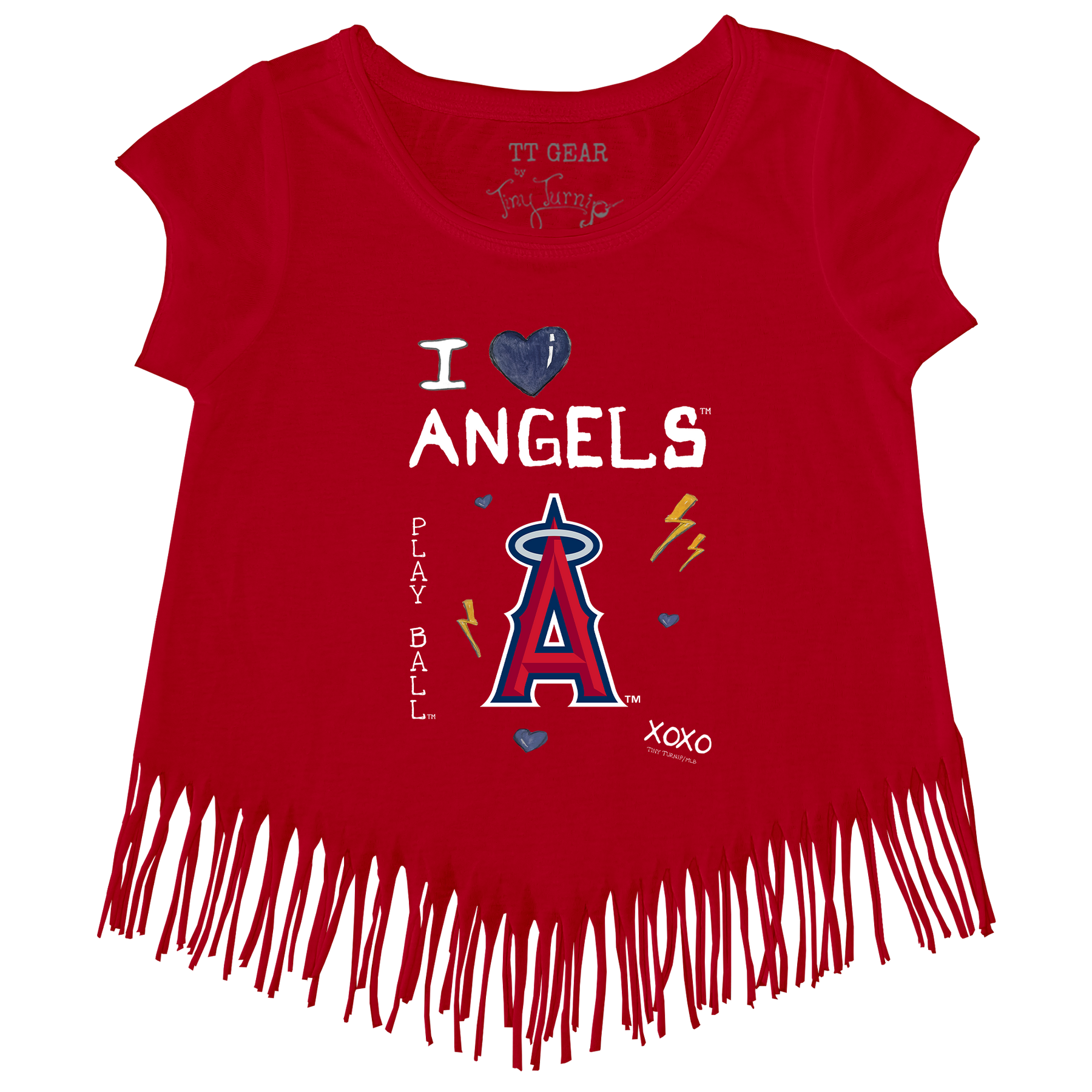 I Heart Angels Fringe Tee