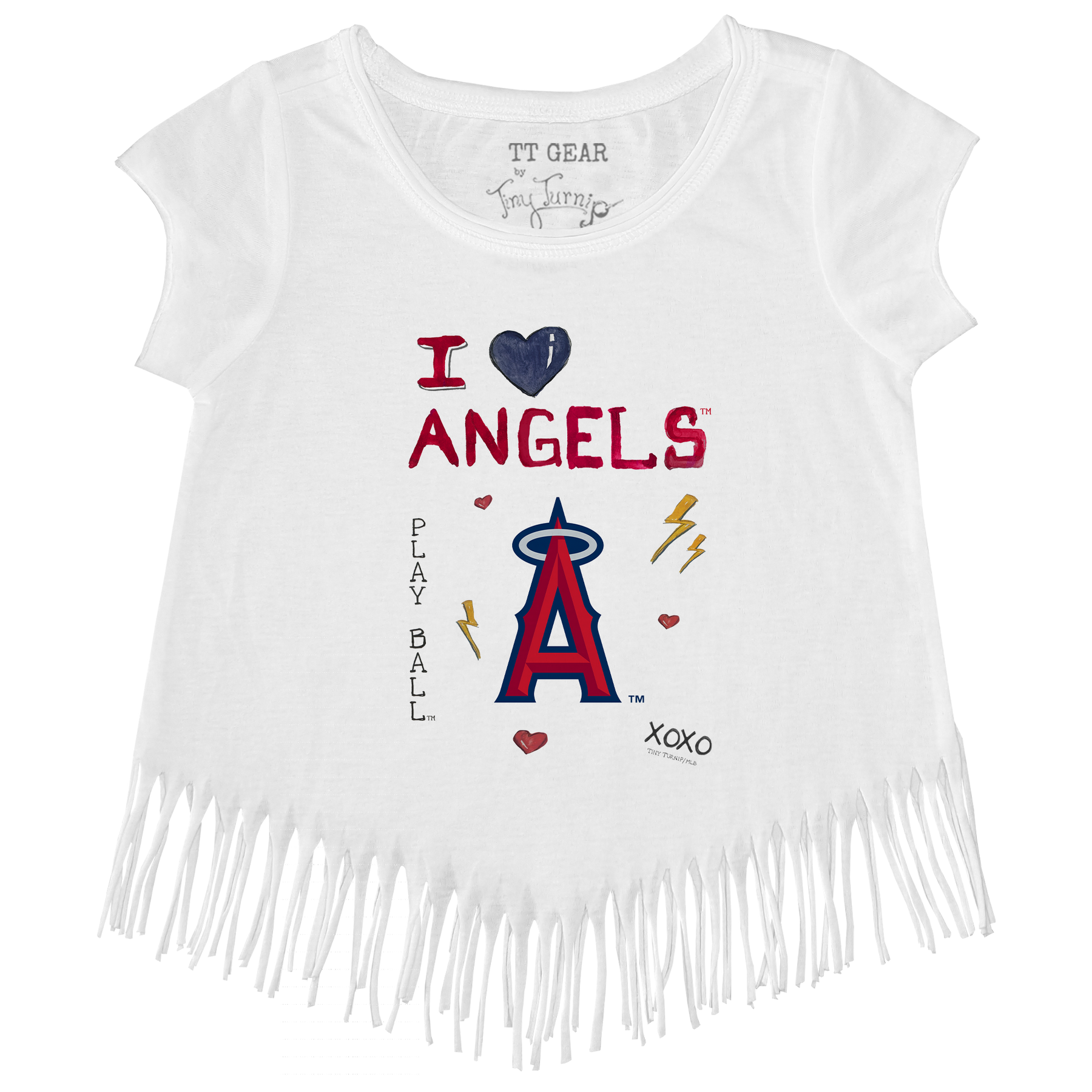 I Heart Angels Fringe Tee