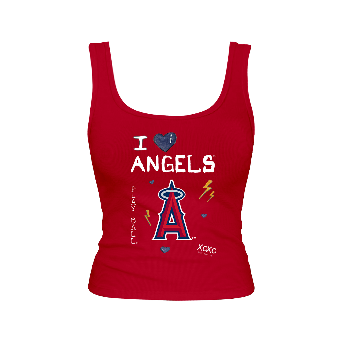 Los Angeles Angels I Heart Angels Emmy Tank