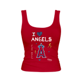 Los Angeles Angels I Heart Angels Emmy Tank
