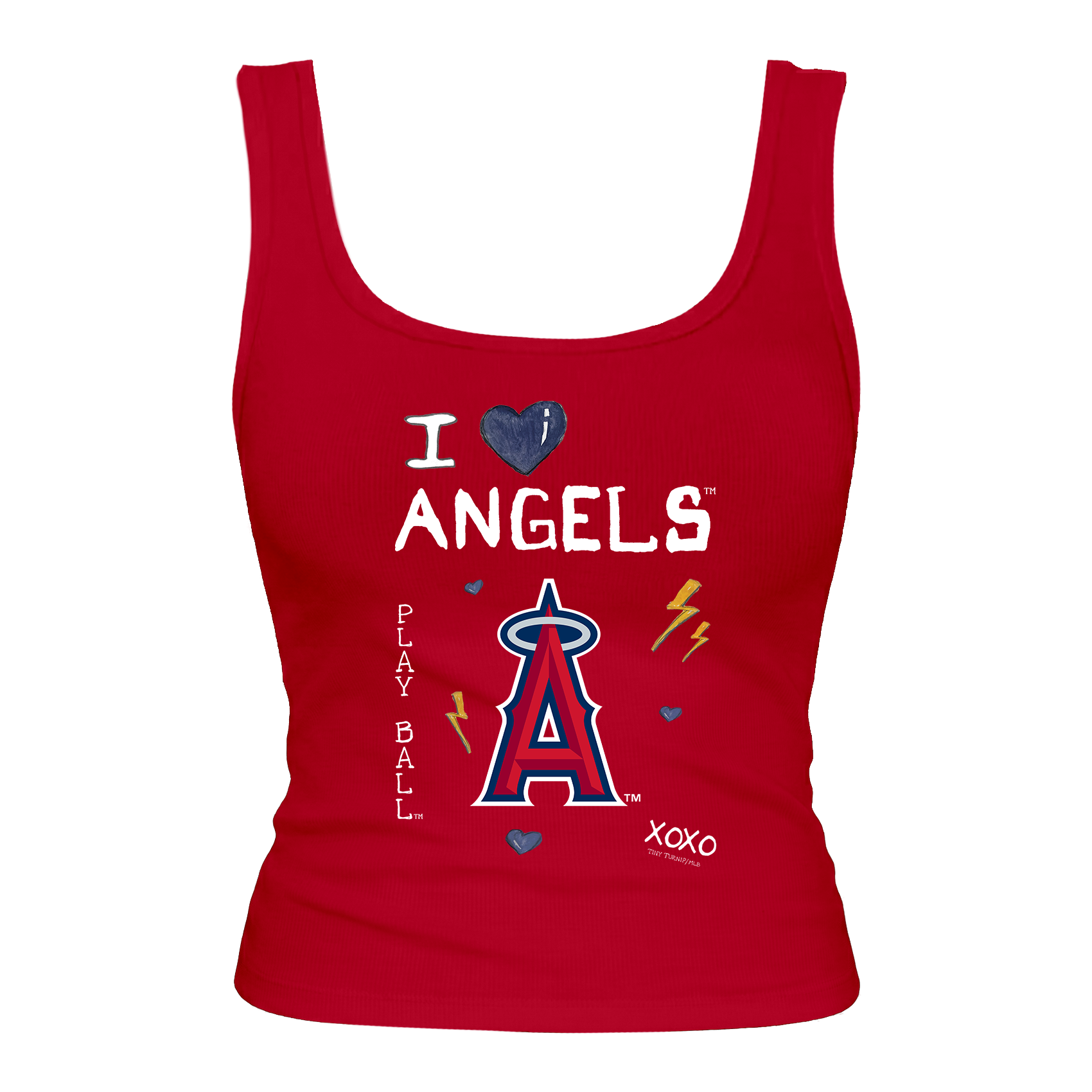 Los Angeles Angels I Heart Angels Emmy Tank