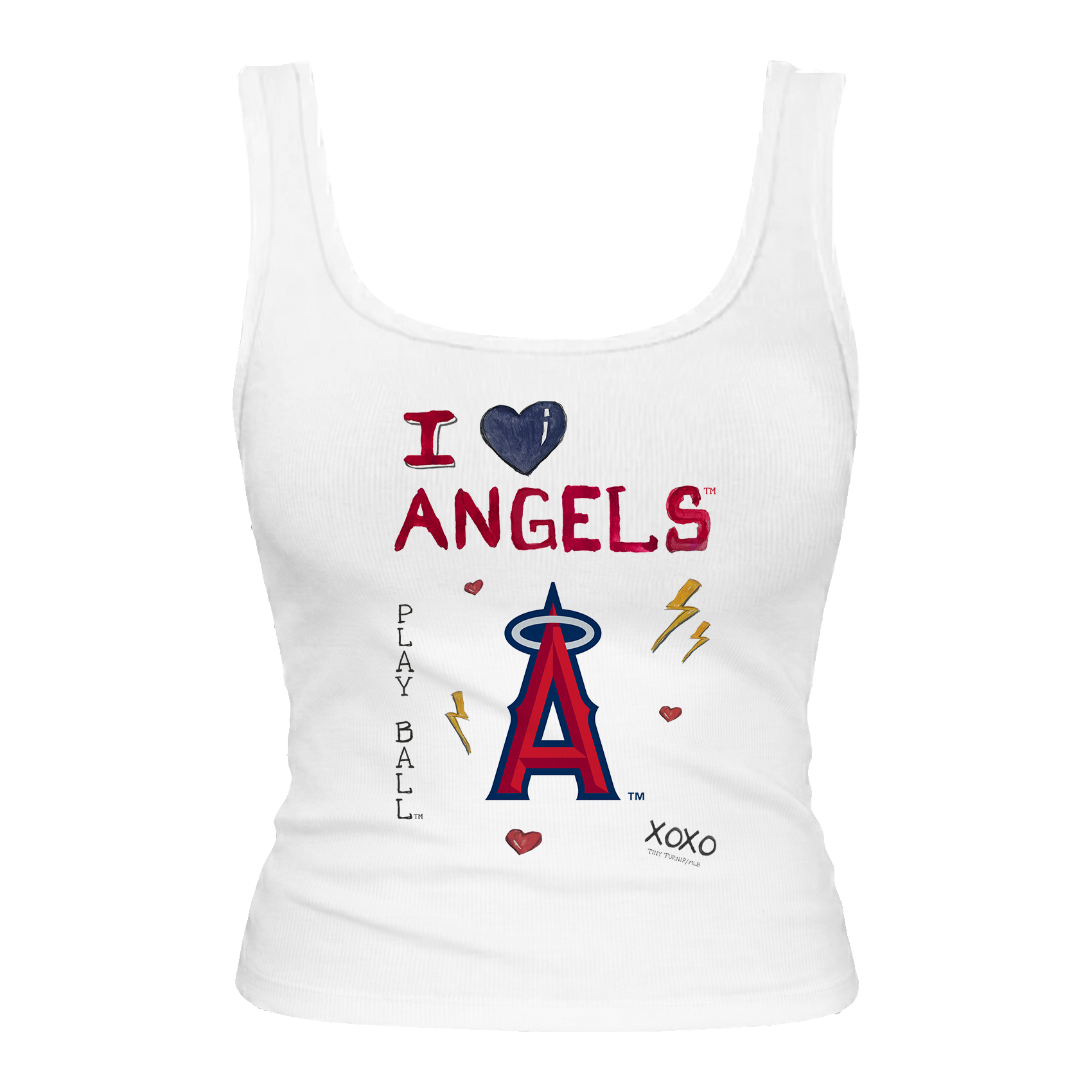 Los Angeles Angels I Heart Angels Emmy Tank