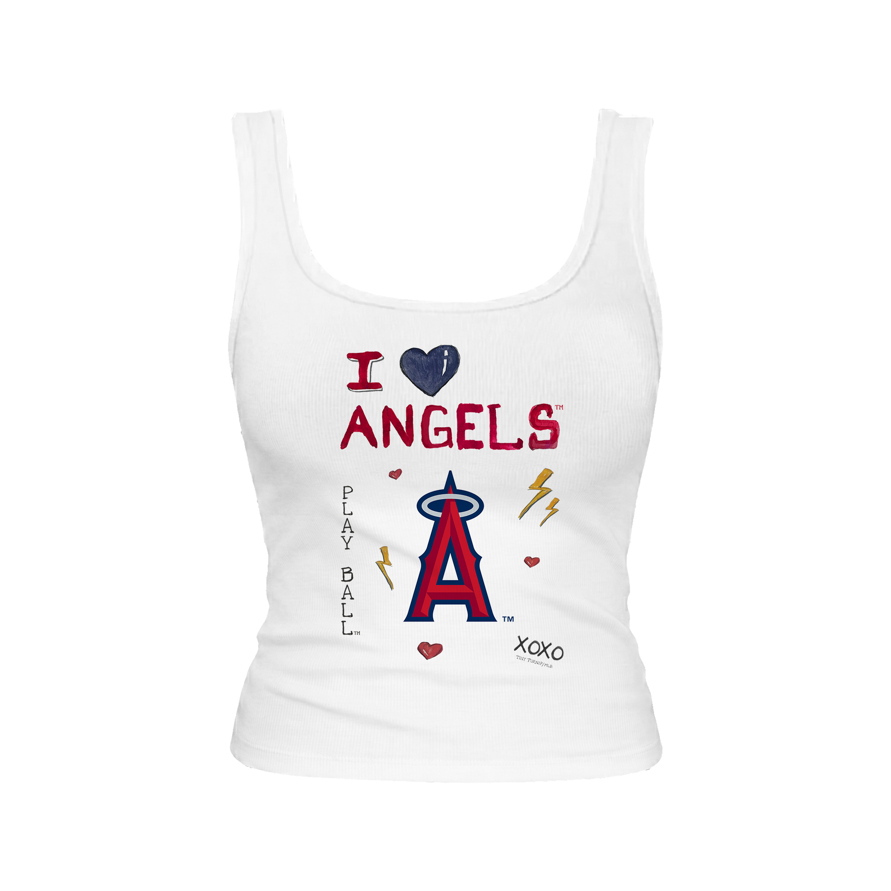 Los Angeles Angels I Heart Angels Emmy Tank