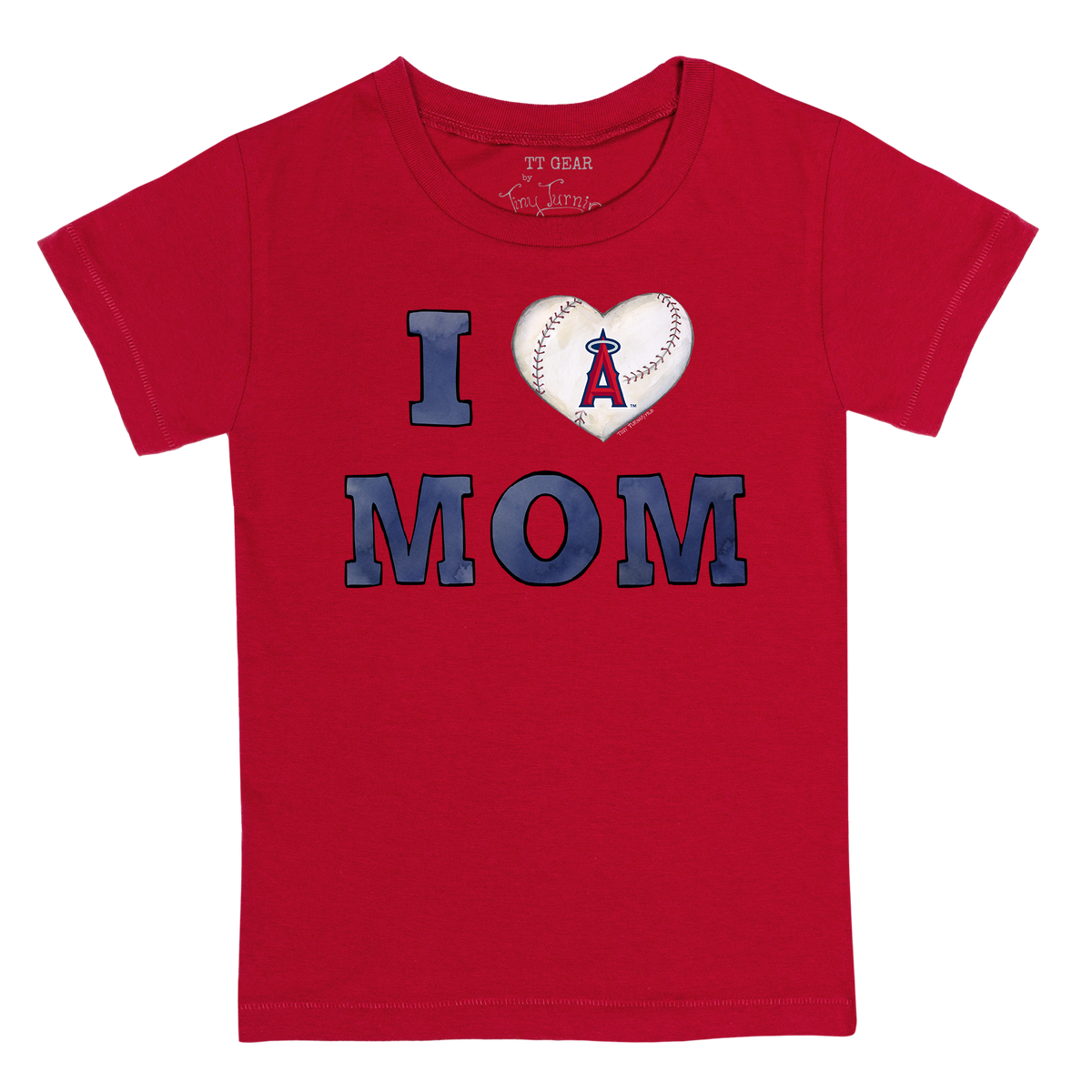 Los Angeles Angels I Love Mom Tee Shirt