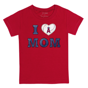 Los Angeles Angels I Love Mom Tee Shirt