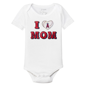 Los Angeles Angels I Love Mom Short Sleeve Snapper