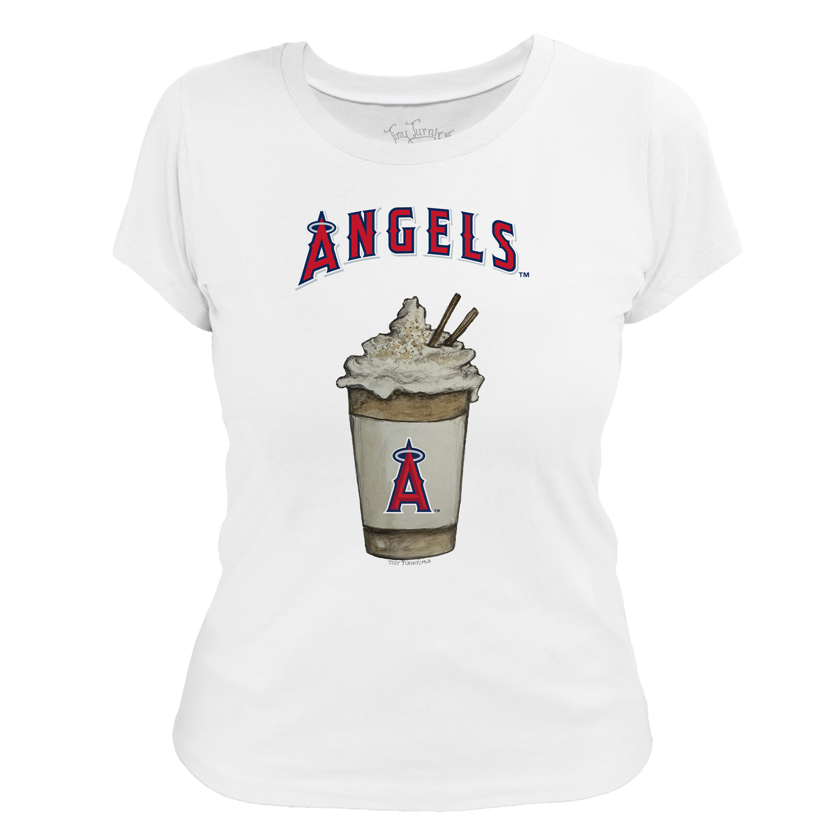 Los Angeles Angels Latte Women's Tee Shirt
