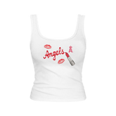 Los Angeles Angels Lipstick Emmy Tank