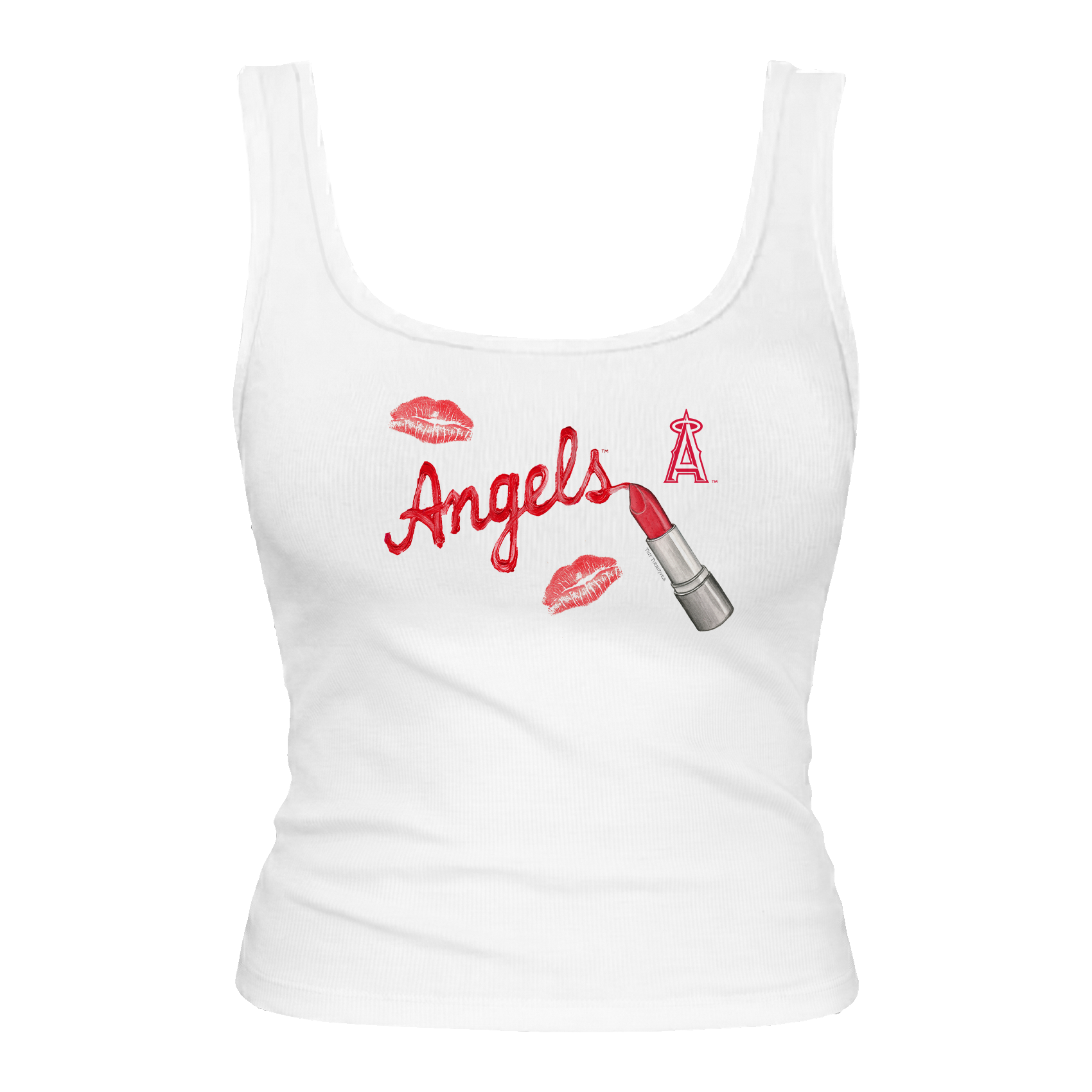 Los Angeles Angels Lipstick Emmy Tank