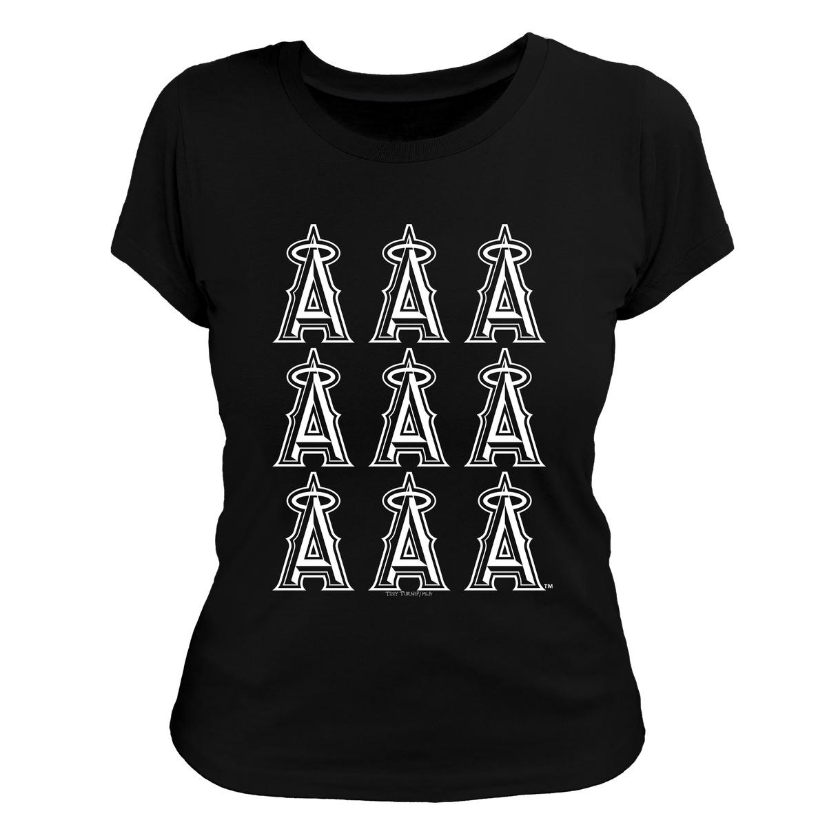 Los Angeles Angels Logo Grid Tee Shirt