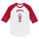 Los Angeles Angels Milkshake 3/4 Red Sleeve Raglan