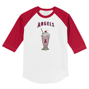 Los Angeles Angels Milkshake 3/4 Red Sleeve Raglan