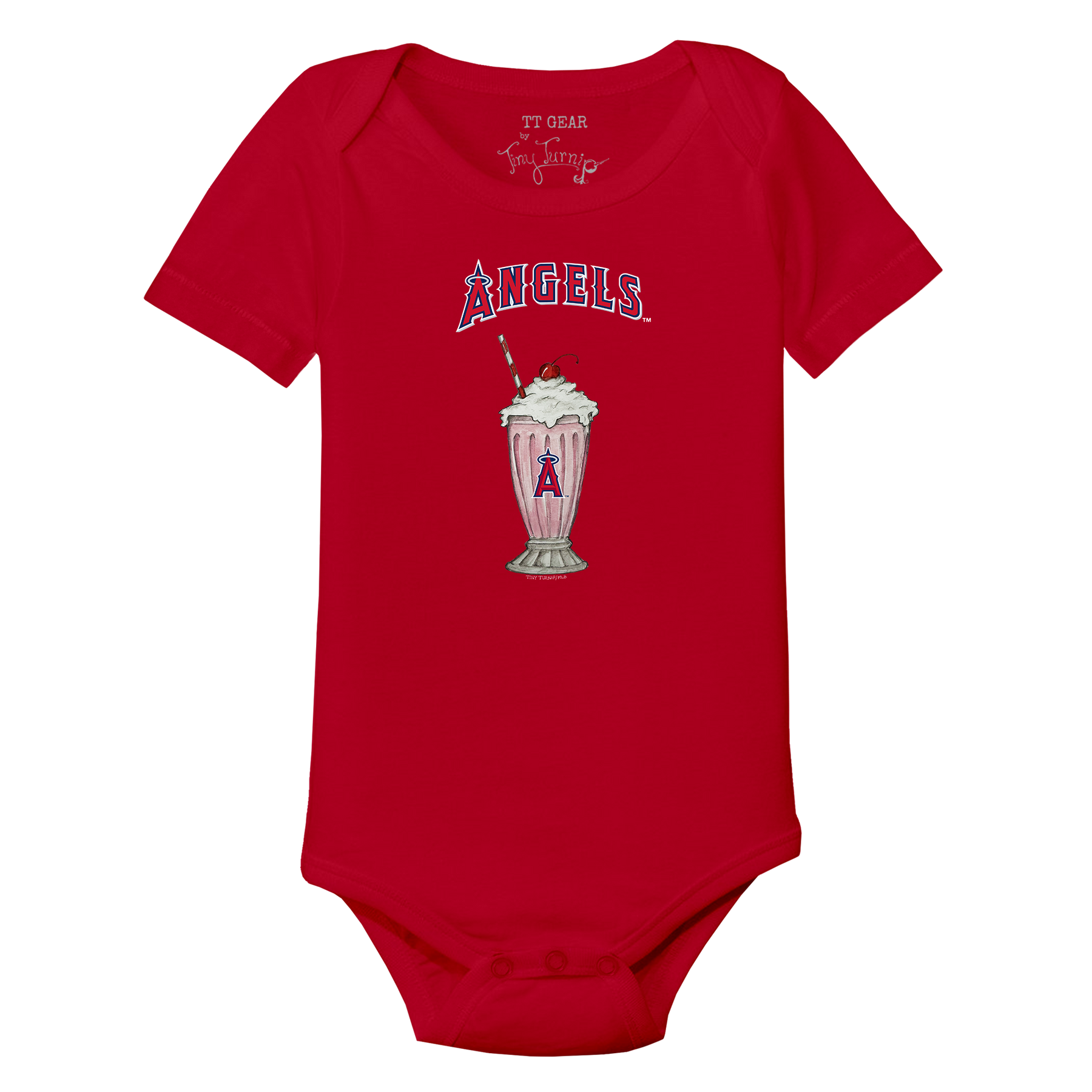 Los Angeles Angels Milkshake Short Sleeve Snapper