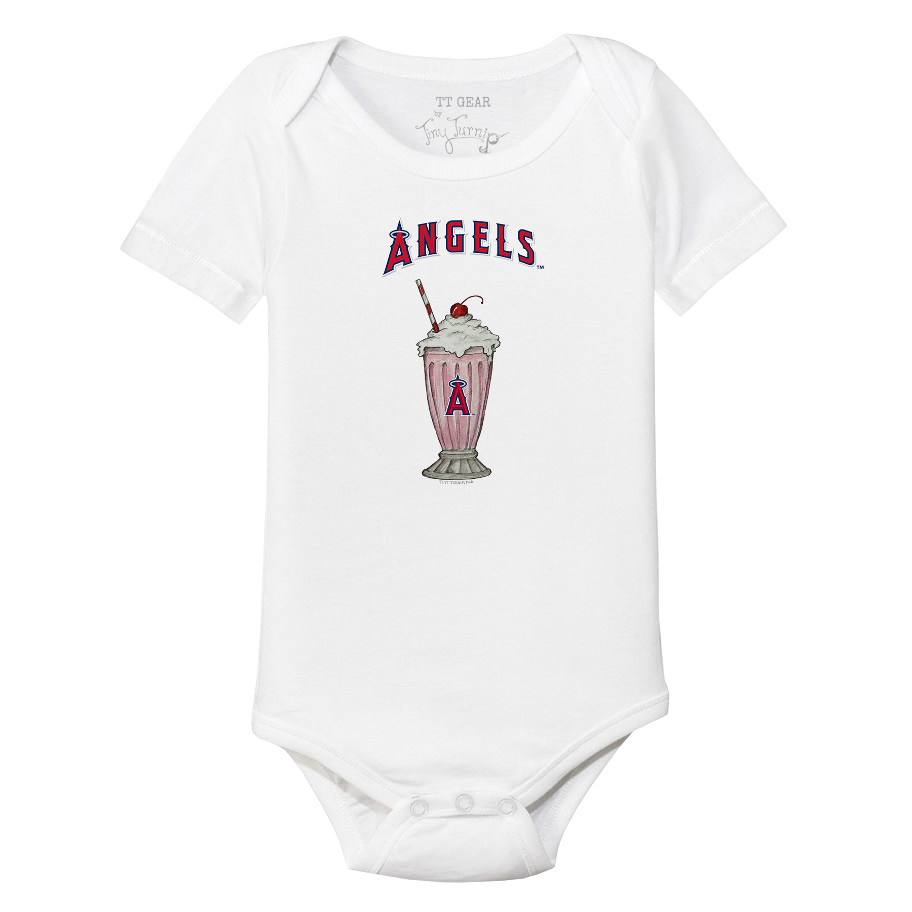 Los Angeles Angels Milkshake Short Sleeve Snapper