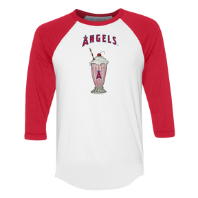 Los Angeles Angels Milkshake 3/4 Red Sleeve Raglan