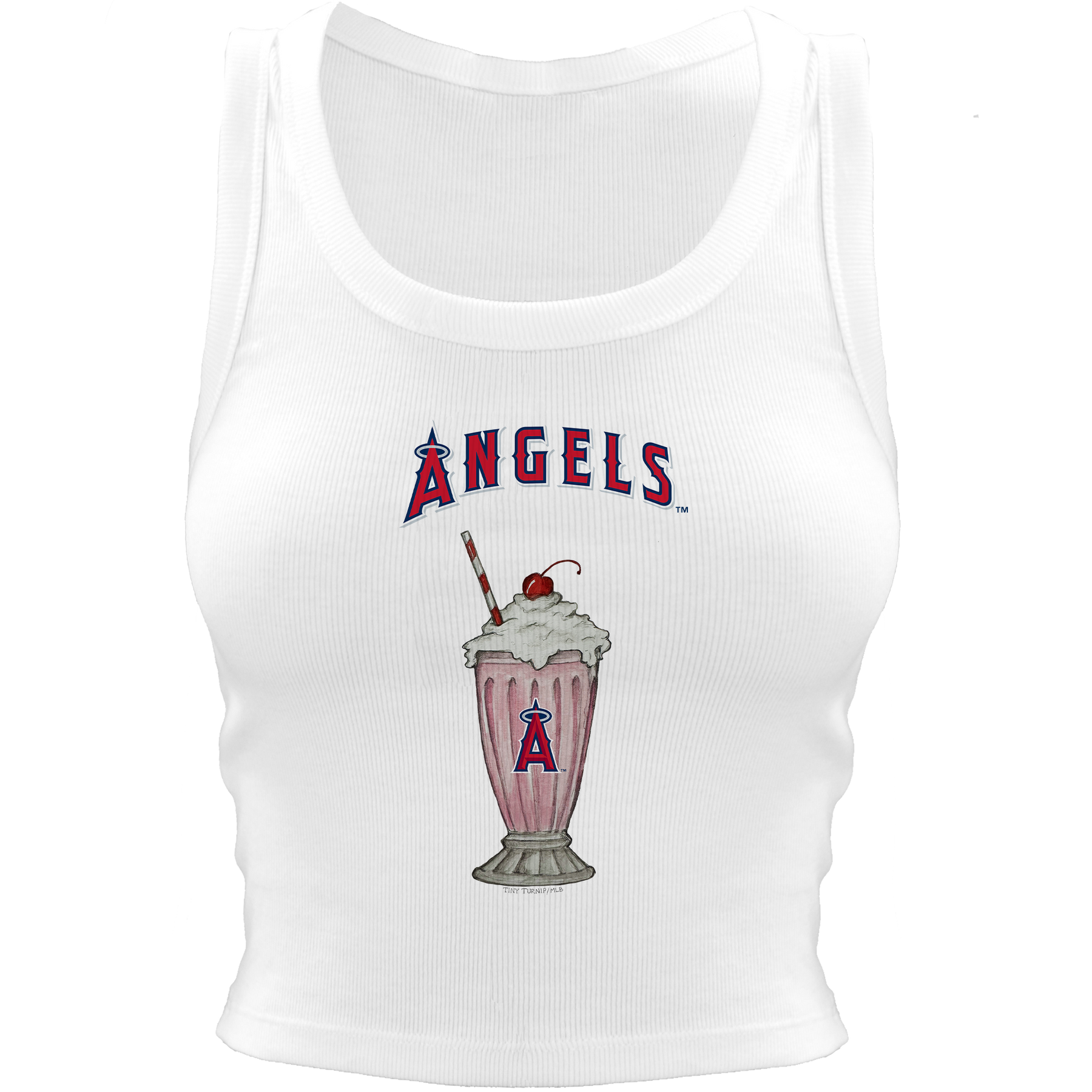 Los Angeles Angels Milkshake Crop Tank