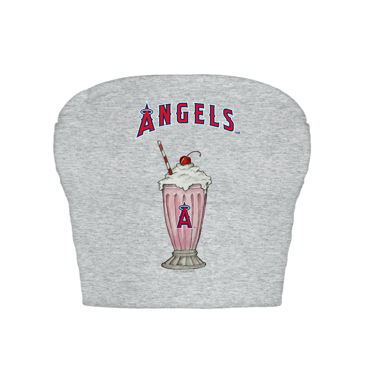 Los Angeles Angels Milkshake Crop Tube Top
