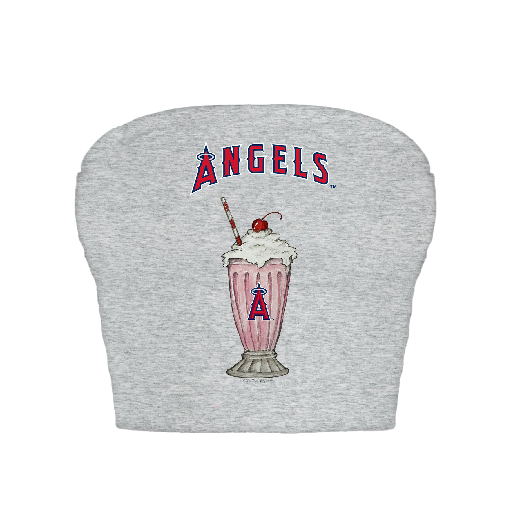 Los Angeles Angels Milkshake Crop Tube Top