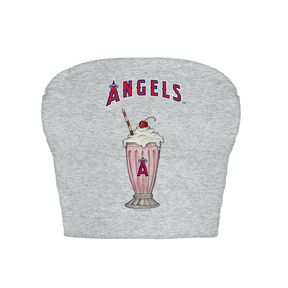 Los Angeles Angels Milkshake Crop Tube Top