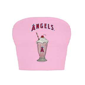 Los Angeles Angels Milkshake Crop Tube Top