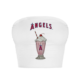 Los Angeles Angels Milkshake Crop Tube Top