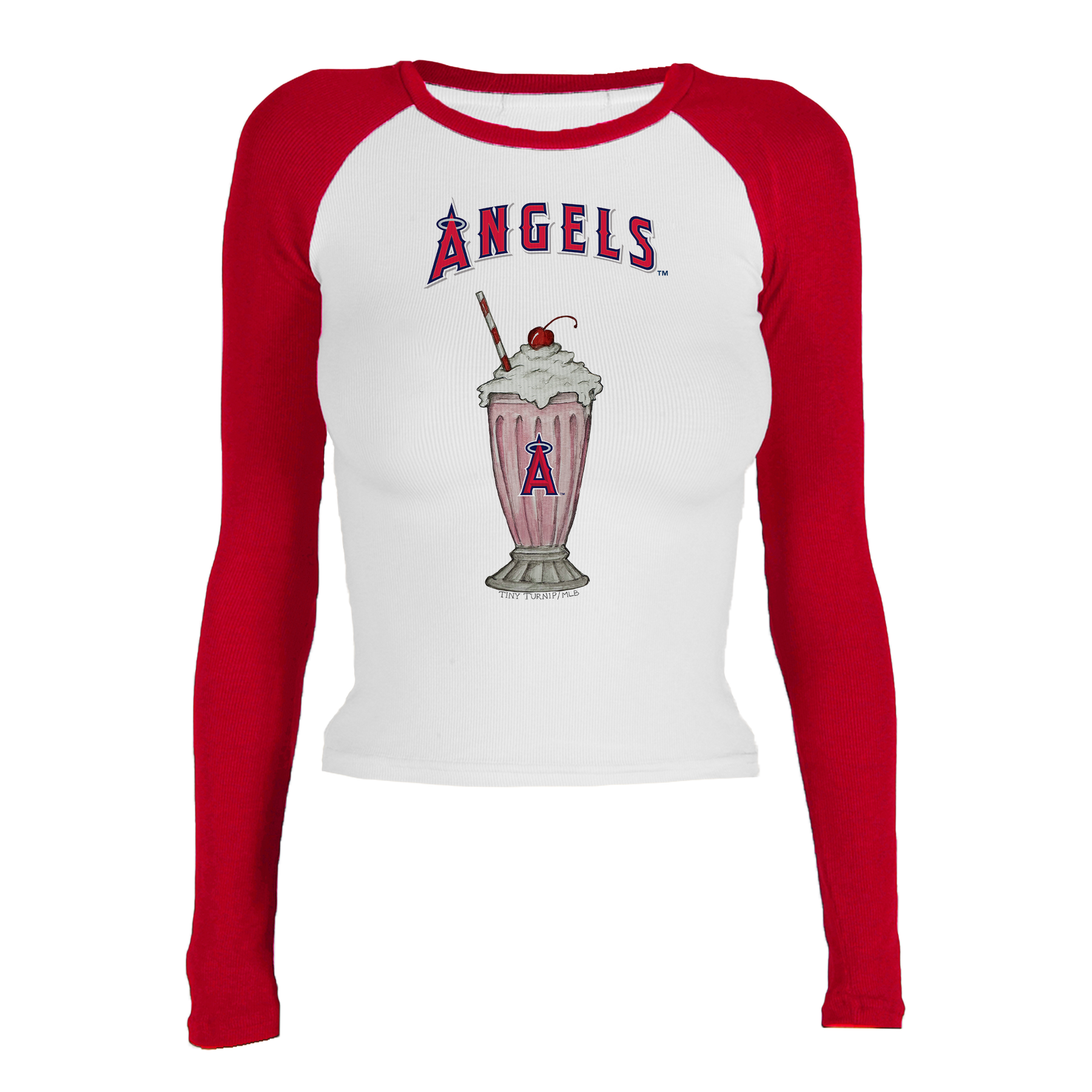 Los Angeles Angels Milkshake Roxy Raglan Long Sleeve
