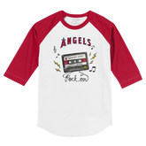 Los Angeles Angels Mixtape 3/4 Red Sleeve Raglan